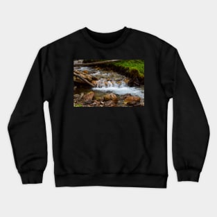 Base of Silverton Falls. Crewneck Sweatshirt